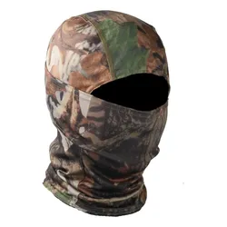 Evd-x Balaclava Premium Pasamontañas Bandana Militar Táctico Color Hojas Camo Diseño De La Tela Liso Talla Unitalla Adulto