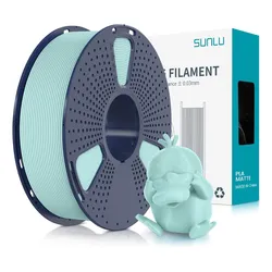 Filamento Impresora 3d Pla Mate De 1,75 Mm Color Matte Powder Blue