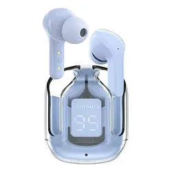 Auriculares In-ear Gamer Inalámbricos Keluona Audífonos Air31 T6 Azul Con Led