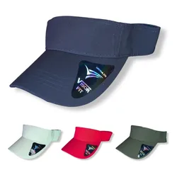 Visera Deportiva Ajustable Unisex Protección Del Sol Color Azul Marino Talla Unitalla
