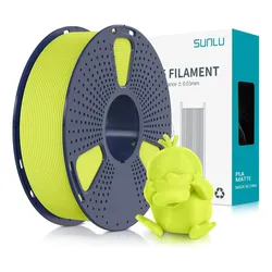 Filamento Impresora 3d Pla Mate De 1,75 Mm Color Matte Light Yellow