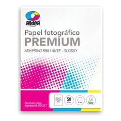 Aldeaprint Papel Fotográfico Adhesivo Glossy Brillante Carta 90g 1000 Hojas