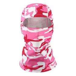 Evd-x Balaclava Premium Pasamontañas Bandana Militar Táctico Color Rosa Camo Diseño De La Tela Liso Talla Unitalla Adulto
