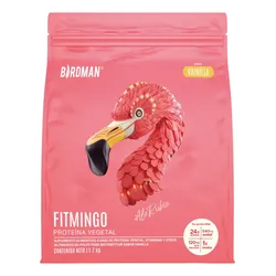 Birdman Fitmingo Proteína Vegana en Polvo | con Inositol & Ácido Hialurónico | Sin Lácteos | Vainilla | 1.7Kg