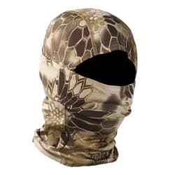 Evd-x Balaclava Premium Pasamontañas Bandana Militar Táctico Color Café Snake Diseño De La Tela Liso Talla Unitalla Adulto