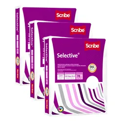 Paquete Papel Bond 1500 Hojas Scribe Select Blanco Carta