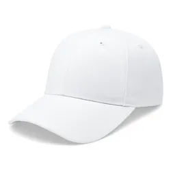 Gorra Económica Lisa Curva Para Bordar O Sublimar D Acrílico Color Blanco Talla Unitalla
