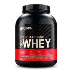 Suplemento en polvo Optimum Nutrition Proteína Proteína de Gold Standard 100% Whey sabor chocolate malt x 2.27kg