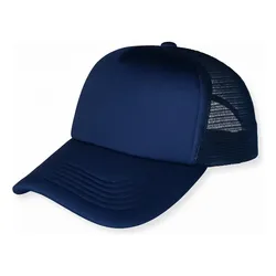 Gorra Trucker Infantil De Malla Esponja Camionero P Sublimar Color Azul Oscuro