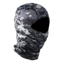 Evd-x Balaclava Premium Pasamontañas Bandana Militar Táctico Color Pixeles Grises Diseño De La Tela Liso Talla Unitalla Adulto