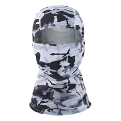 Evd-x Balaclava Premium Pasamontañas Bandana Militar Táctico Color Negro/blanco Camo Diseño De La Tela Liso Talla Unitalla Adulto