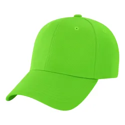 6 Gorras Económicas Lisas Para Bordar Sublimar Infantil Color Verde Limón Talla 3-14 Años