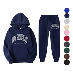 2 Piezas De Conjunto De Sudadera Y Pantalones Deportivos