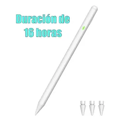 Kokabi Lápiz Tactil Pluma Para iPad Tablet,pencil Primera Generación Con Una Durante De 16h,carga Rápida,inclinación Y Palm Rejection,para iPad 6/7/8/9/10/11,air 3/4/5/m2/m3,mini 5/6/7,pro 11/12.9/m4