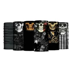 Evd-x Bandana 6 Pack - Bufanda Mascara Balaclava Cuellera Multiusos Protección Sol Motocicleta Ciclismo Táctico Full25