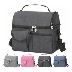 Bolsa De Almuerzo Lonchera Térmica Para Hombre O Mujer