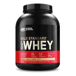 Suplemento en polvo Optimum Nutrition Proteína Proteína de Gold Standard 100% Whey sabor french vanilla crème x 2.27kg