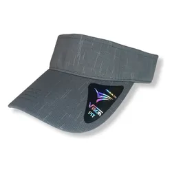 Visera Deportiva Ajustable Unisex Protección Del Sol Color Gris Talla Unitalla
