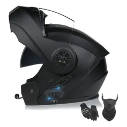 Casco para moto abierto Urpow VE00164 negro talla M