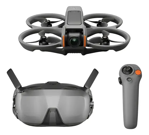 DJI Avata 2 Vuelo Inteligente Combo (una batería), dron FPV con cámara 4K, experiencia inmersiva, acrobacias con un toque, protector de hélices integrado, FOV de 155°, dron con cámara con Goggles N3