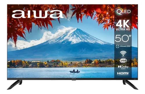 Pantalla Smart Tv Aiwa Roku 50 Pulgadas Qled 4k Ultra Hd