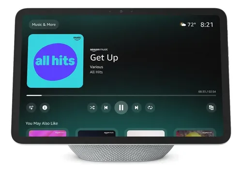 Amazon Echo Show 11 Model More Reciente Pantalla Full Hd Vibrante De 11 Con Mayor Área De Visualización Y Audio Espacial Con Acceso Anticipado A Alexa+ Blanco Glaciar.