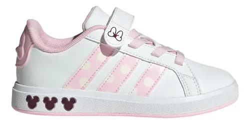 Tenis adidas Casual Disney Minnie Mouse Niños Blanco Jr8134