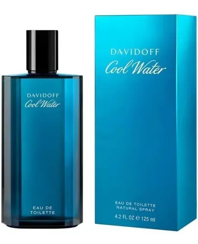 Perfume Tradicional Eau de Toilette Cool Water Man 125 mL Davidoff