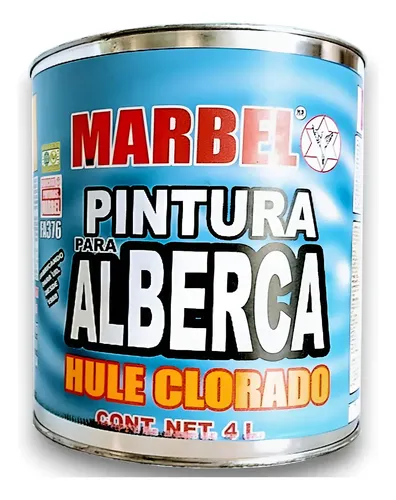 Pintura Para Alberca 4 L 9 Colores Más Kit De 3 Complementos