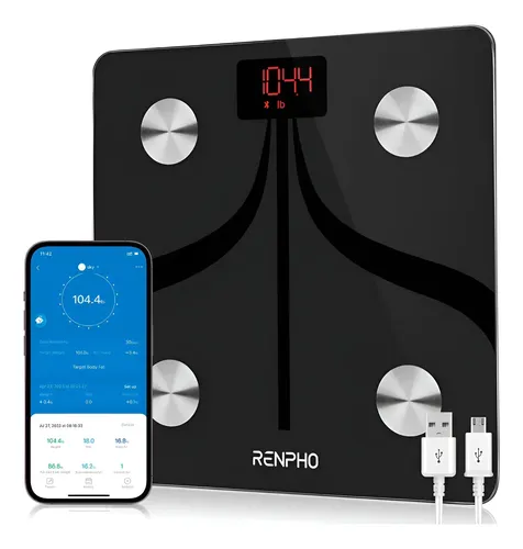 Renpho Báscula Electrónica Carga Usb Inteligente App