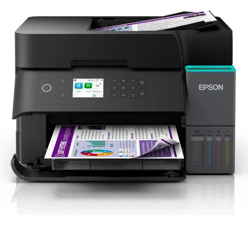 Epson Ecotank Impresora Multifuncional A Color L6370 Negro