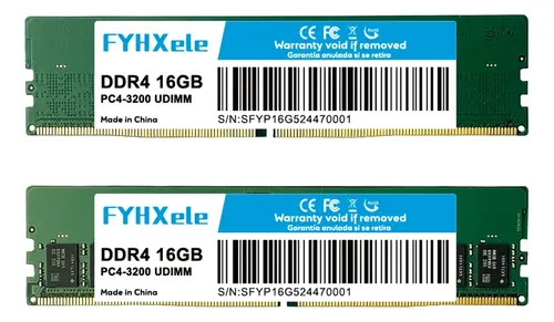 Memoria Ram Ddr4 1×16gb 3200mhz Udimm Pc4 Fyhxele