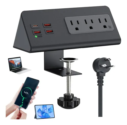 Regleta De Montaje En El Borde Con Puertos Usb-c