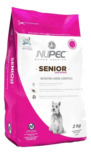 Nupec Senior Razas Pequeñas Bolsa 2 Kg