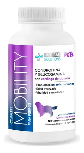 Complete Mobility Perros C/condroitina Y Glucosamina 120 Tab