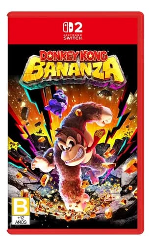 Donkey Kong Bananza Nintendo Switch 2 Físico 2025 Aventura Plataforma Español
