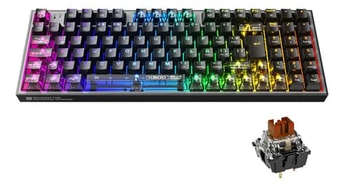 Teclado Mecánico Gamer Machenike K500-B94 RGB para PC con Ñ y Hot-Swap