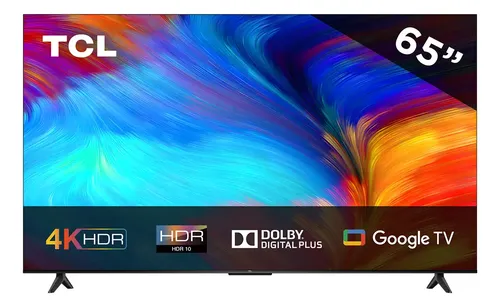 Pantalla 65 Tcl 4k Hdr Google Tv Mod 65s451g Negro