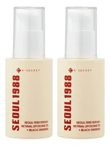 2pc Ksecret Seul 1988 Sérum Antiarrugas Iluminador Retinal