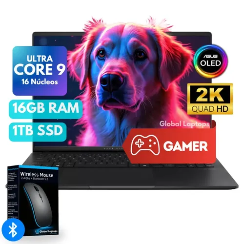 Asus Vivobook Core Ultra 9 16GB Ram 1TB Pantalla 16 3K 3200 px x 2000 px Intel Arc Graphics Incluye Windows 11 instalado Laptop Gamer S5606MADS96 Más Regalo