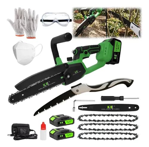 Motosierra 8 + Sierra Plegable 25cm, Kit Jardinería Corte