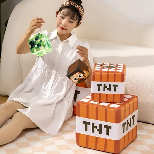 Cubo Llavero Juguete De Peluches Moda Dibujos Animados