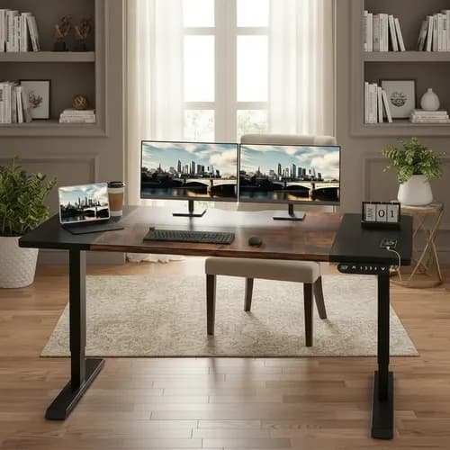 Escritorio Elevable 140cm Ajustable Altura Para Computadora