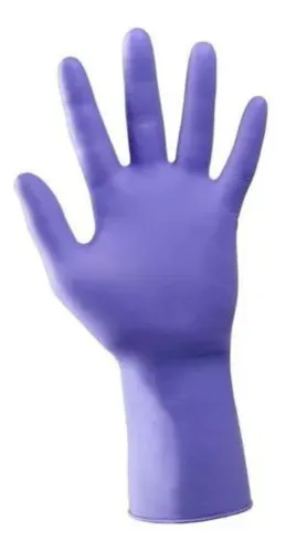 Guantes Nitrilo UniSeal Lila Antideslizantes Hipoalergénicos Talla M x100