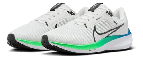 Nike Pegasus 40 Tenis Blancos De Correr Para Hombre