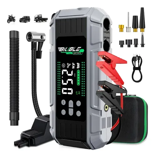 Arrancador De Batería Auto Inflador Pd 65w 10000a Biuble X7