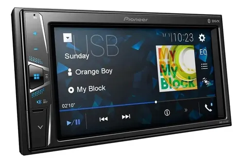 Autoestereo Pantalla Pioneer Dmh-g225bt Bluetooth Usb Aux