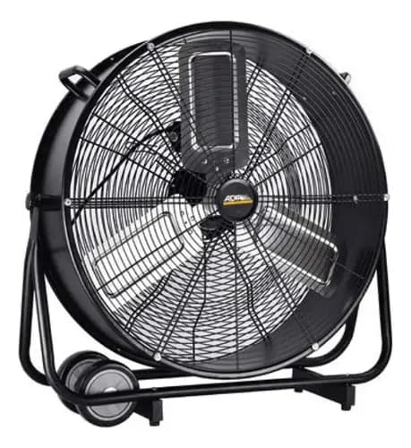 Ventilador Industrial De Tambor 24 Pulgadas Adir 2078 Color De La Estructura Negro 60.96 Cm Metal 3
