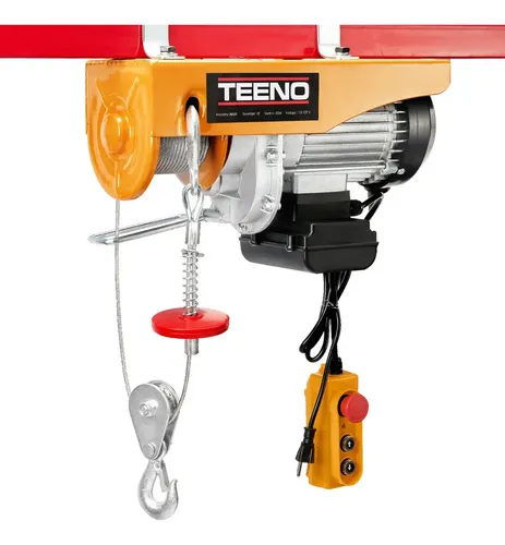 Polipasto Eléctrico Teeno De Carga De 600 Kilos, 20 M,