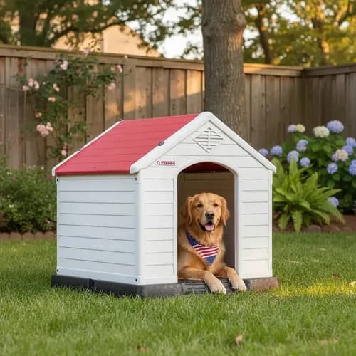 Casa Para Perro Q Perrón Mediana - G D E Térmica Espaciosa